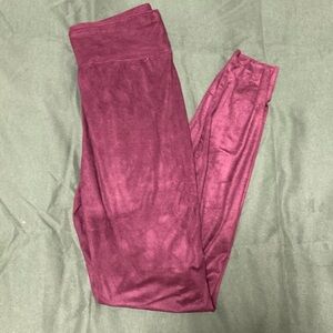 Suede Leggings